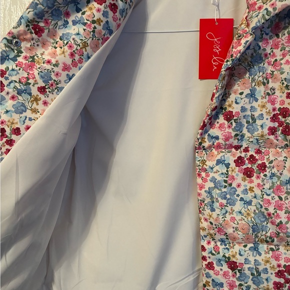 Jess Lea Floral Ruffle Vest with Pink and Blue - Picture 3 of 5